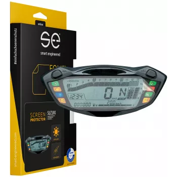 smart.engineered SE-DCP-2-0102-0091-1-M Apsauginė plėvelė Suzuki GSX-S750 (2017+), GSX-S1000 (2016+), SV650 (2016+) motociklo prietaisų skydeliui - permatoma