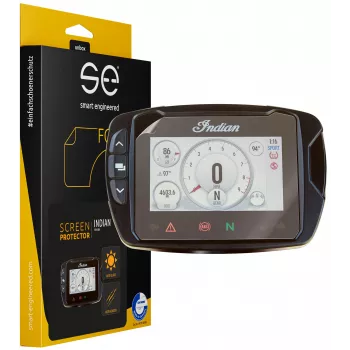 smart.engineered SE-DCP-2-0102-0096-1-M Display Protection Film, Indian FTR1200S – Skaidri apsauginė plėvelė prietaisų skydeliui