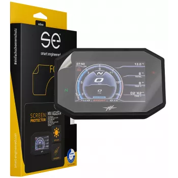 smart.engineered SE-DCP-2-0102-0110-1-M Apsauginė plėvelė motociklo ekranui – skaidri – 2 vnt. pakuotė