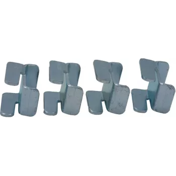 Rockstable 19 jungčių rinkinys - Patch Panel - SPCC plienas - sidabrinis - 4 vnt. (RS19-MS01)