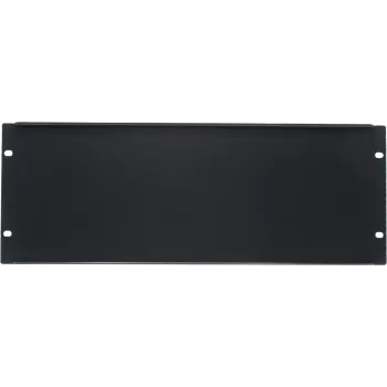 Rockstable 4U 19-Inch Blanking Panel - Rack Cover - SPCC Steel - Black - 1 Piece (RS19-TP04)