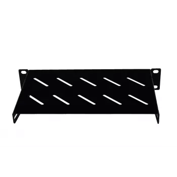 Rockstable 1U 10-Inch Shelf - Shelf - Black - SPCC - Steel - 1U - Oval - 25,4 cm (10 Inches) (RS10-33HYL)
