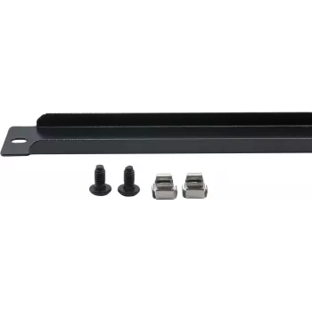 Rockstable 1 HE 10 Inch Blank Panel - Rack Cover - Black - SPCC Steel - 1U - Oval - 25.4 cm (10 Inch) (RS10-TP01)