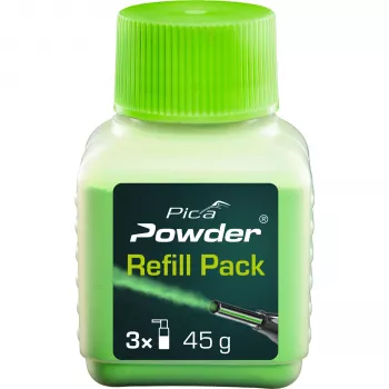 PICA-MARKER Pica Powder Refill Powder, 8 šerdžių (4x grafitas, 2x raudona, 2x geltona), 2,8 mm, 125 mm, Pica-Dry ilgaamžiam automatiniam pieštukui