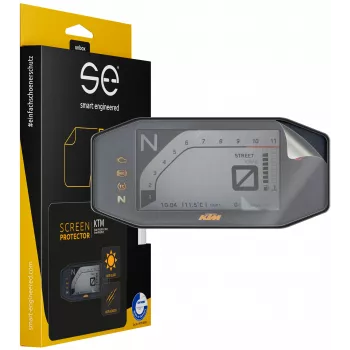 smart.engineered SE-DCP-2-0102-0166-1-M Display Protector, skaidrus, KTM Duke 790 (2018-2022) / Duke 890 (2018-2022) / 690 Duke/R (2016-2019)