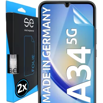 SMART.ENGINEERED se 3D Screen Protector Samsung Galaxy A34 (2 vnt. pakuotė) (SE0-F0101-0395-23-M)