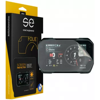 smart.engineered SE-DCP-2-0102-0193-1-M Apsauginė plėvelė motociklo ekranui – permatoma, TPU, atspari įbrėžimams ir smūgiams, savaime gyjanti, su oleofobine danga
