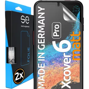 smart.engineered se 3D Screen Protector Samsung Galaxy XCover 6 Pro Anti-Reflective Pack of 2