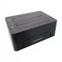 LC-Power LC-DOCK-C-V2 USB-C Docking Station su HDMI, DisplayPort, VGA, 3x USB-A, USB-C Data, USB-C PD 100W, Gigabit Ethernet, SD/microSD kortelių skaitytuvu, 3,5 mm garsu, pilka