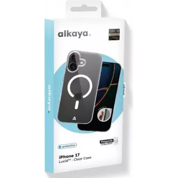 ALKAYA LUCID Dėklas, skirtas iPhone 17, suderinamas su MagSafe, permatomas (CS-20109)
