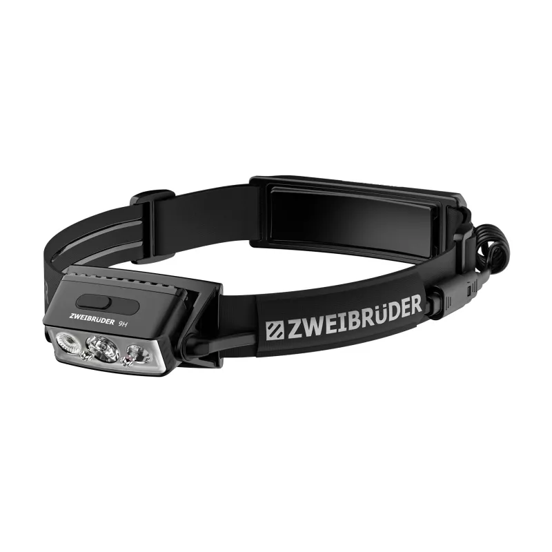Zweibrüder ZB9H LED įkraunamas priekinis žibintas 2000 liumenų USB-C