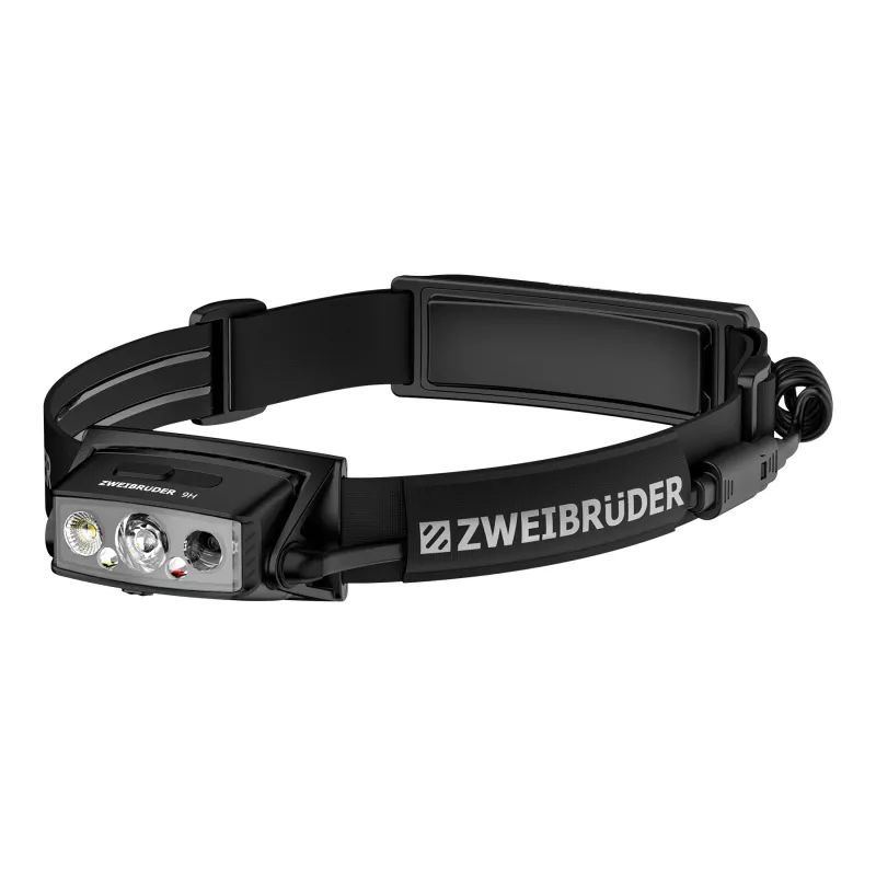 Zweibrüder ZB9H LED įkraunamas priekinis žibintas 2000 liumenų USB-C