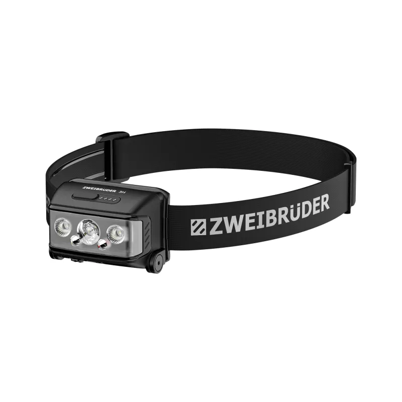 Zweibrüder ZB3H LED įkraunamas priekinis žibintas, 600 liumenų, USB-C