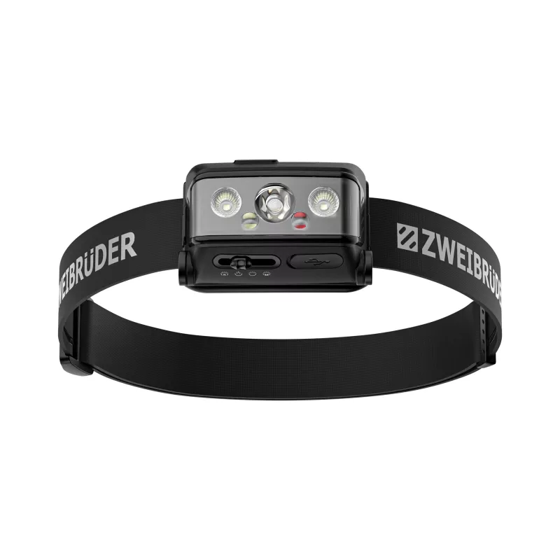 Zweibrüder ZB3H LED įkraunamas priekinis žibintas, 600 liumenų, USB-C