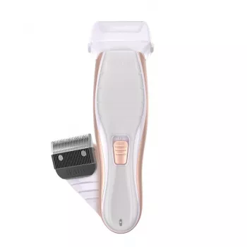 Wahl SHAVE and SMOOTH 3029295 Moteriškas epiliatorius ir skutimosi aparatas, baltas/rožinis, maitinamas iš tinklo