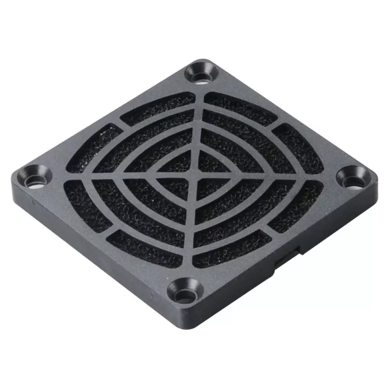 Akasa GRM60-30 60mm ventiliatoriaus filtro rinkinys – juodas nailoninis tinklelis, plaunamas, su apsaugine grotele