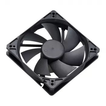 Akasa 12cm Black Fan - 17,5 dB - Black