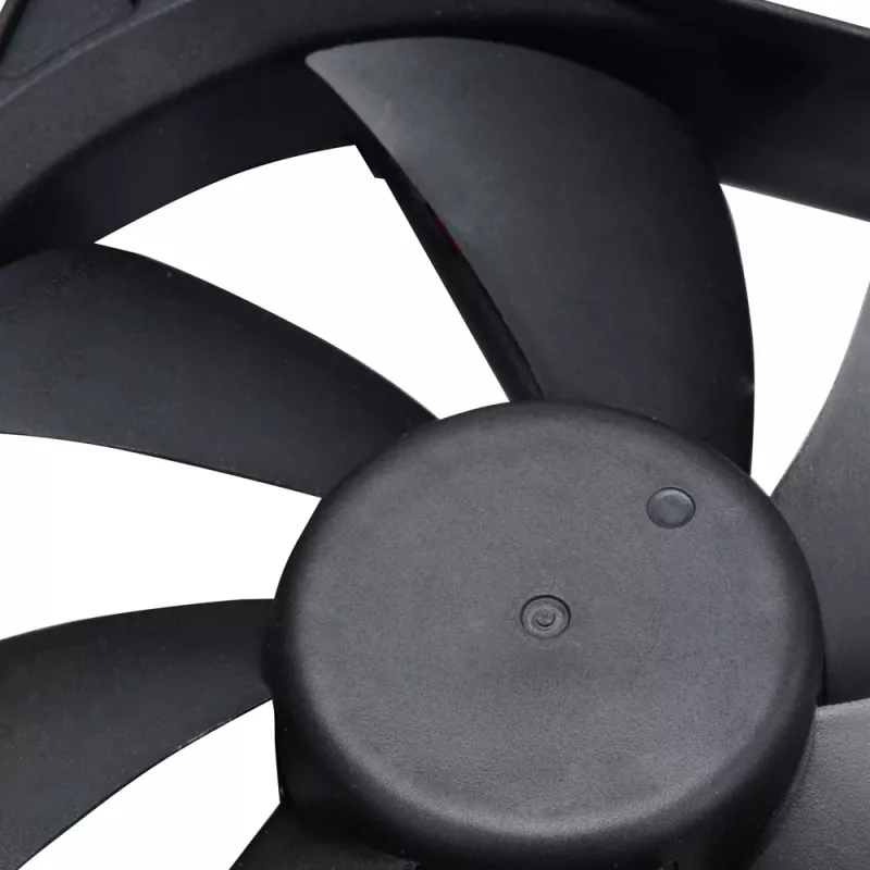 Akasa 12cm Black Fan - 17,5 dB - Black