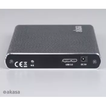 Akasa lite S AK-IC09U3-BK - 2,5 colio išorinis kietojo disko dėklas - USB 3.0 - Juodas