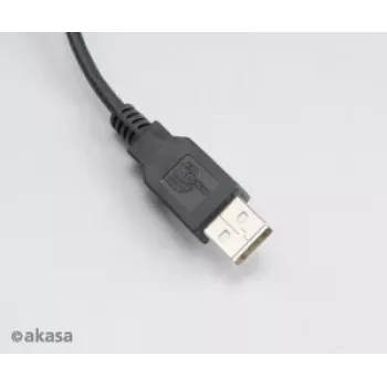 Akasa AK-CBUB05-10BK USB 2.0 laidas – USB-A į Micro-USB-B – 1 m – juodas