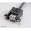 Akasa AK-CBUB06-60BK Vidinė į Išorinę USB 2.0 Laidą, 60 cm, Juoda