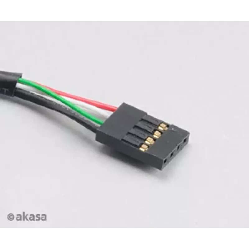 Akasa AK-CBUB06-60BK Vidinė į Išorinę USB 2.0 Laidą, 60 cm, Juoda