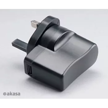 Akasa USB kelioninis įkroviklis – maitinimo adapteris (USB) – baltas