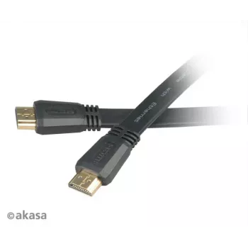 Akasa HDMI 2m High Speed HDMI Cable with Ethernet 10,2 Gbit/s 4K 3D Black