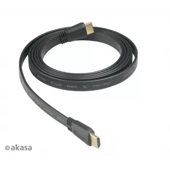 Akasa HDMI 2m High Speed HDMI Cable with Ethernet 10,2 Gbit/s 4K 3D Black