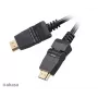 Akasa HDMI 2m laidas - greitasis su Ethernet, 4K @ 30Hz, auksuotas, juodas