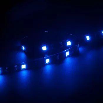 Akasa Vegas M AK-LD05-50BL Blue LED Strip for PC Case Lighting, 50cm, Magnetic, 12V