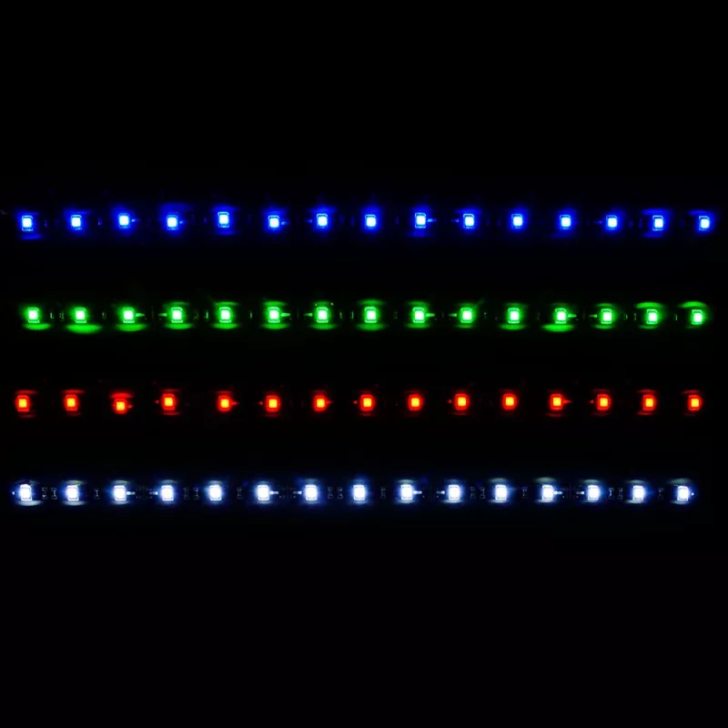 Akasa Vegas M AK-LD05-50RD Raudona LED juostelė PC korpuso vidiniam apšvietimui, 50 cm, magnetinis tvirtinimas, 4-pin Molex