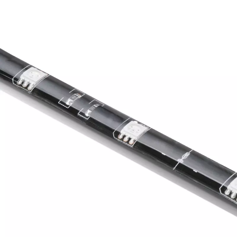 Akasa Vegas M AK-LD05-50RD Raudona LED juostelė PC korpuso vidiniam apšvietimui, 50 cm, magnetinis tvirtinimas, 4-pin Molex