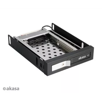 Akasa AK-IEN-08 2,5 colio į 3,5 colio diskų lizdo adapteris - SATA III 6 Gbit/s - plastikas/nerūdijantis plienas - juoda
