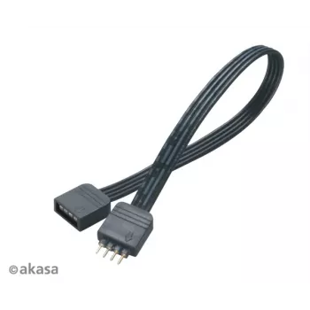 Akasa AK-CBLD01-20BK Flexa RGB LED ilginimo laidas 0,2 m juodas