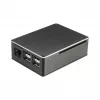Akasa A-RA02-M1B Raspberry Pi korpusas - aliuminis - beventiliatorinis pasyvus aušinimas - juodas