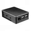 Akasa A-RA02-M1B Raspberry Pi korpusas - aliuminis - beventiliatorinis pasyvus aušinimas - juodas