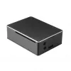Akasa A-RA02-M1B Raspberry Pi korpusas - aliuminis - beventiliatorinis pasyvus aušinimas - juodas
