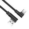 Akasa AK-CBUB39-10BK USB 2.0 laidas – USB-A į USB-C – 1 m – juodas