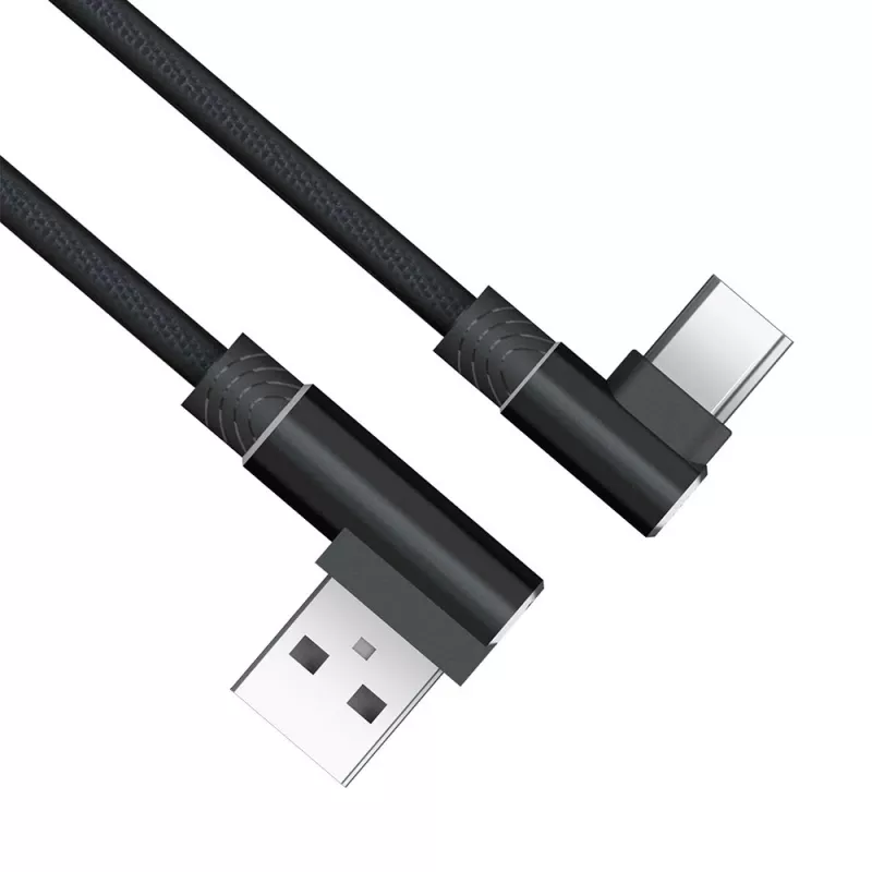 Akasa AK-CBUB39-10BK USB 2.0 laidas – USB-A į USB-C – 1 m – juodas