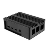 Akasa Pi-4 Case - Anodized Aluminum - Black