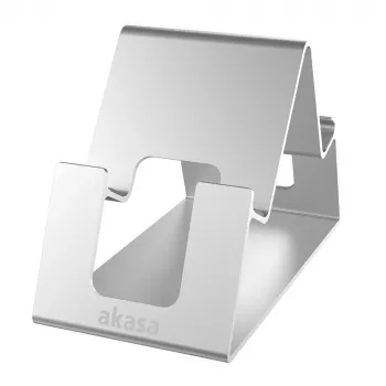Akasa Aries Pico Silver – stovas telefonui ir planšetei