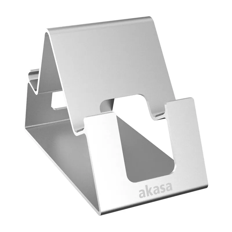 Akasa Aries Pico Silver – stovas telefonui ir planšetei
