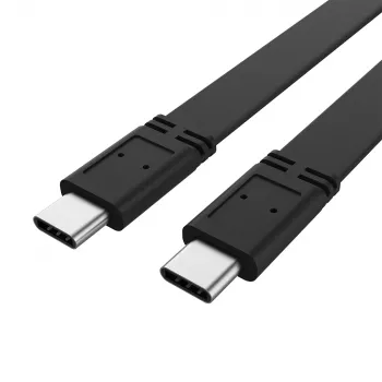 Akasa AK-CBUB60-10BK USB-C į USB-C laidas 1 m, USB 3.2 Gen 2x2, 20 Gbit/s, juodas