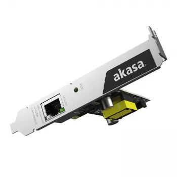Akasa 2.5G PCIe tinklo plokštė su PoE iki 25,5W