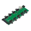 Akasa FLEXA FP10H PWM ventiliatorių lizdo plėtiklis 1→10 su 30 cm laidu