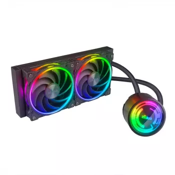 Akasa SOHO 240 All-in-One Liquid Cooler 240mm 2x120mm Fans ARGB Black