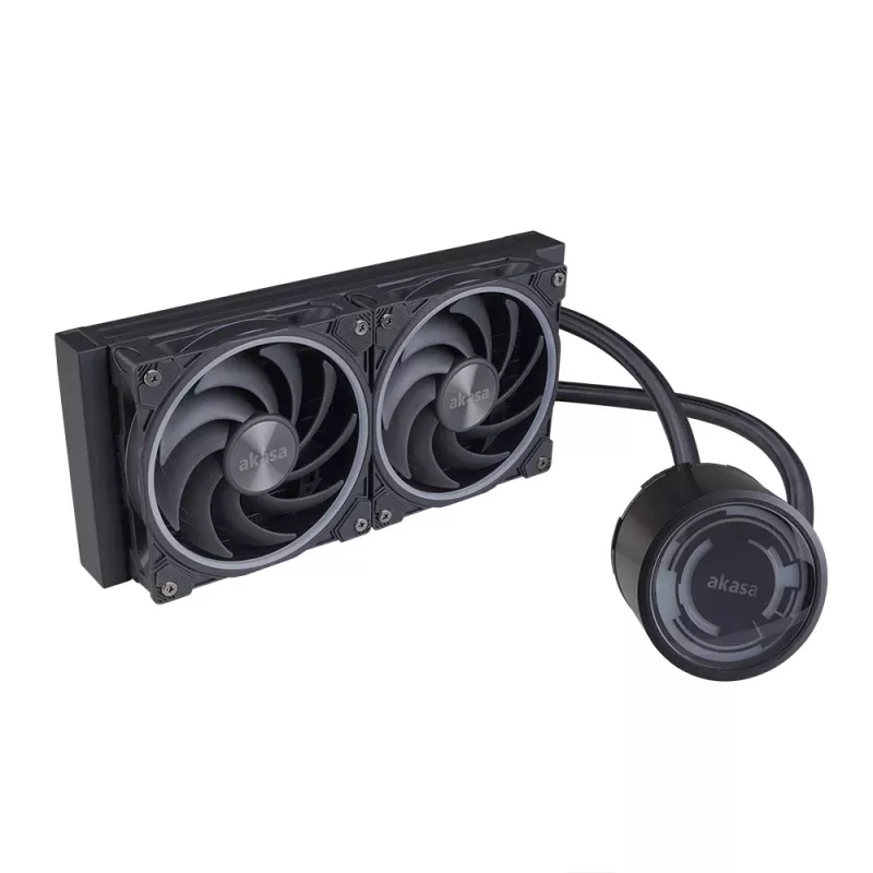Akasa SOHO 240 All-in-One Liquid Cooler 240mm 2x120mm Fans ARGB Black