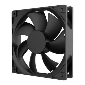 Akasa Smart Black 12 cm PWM HD Bearing Black Fan 600-1600 RPM