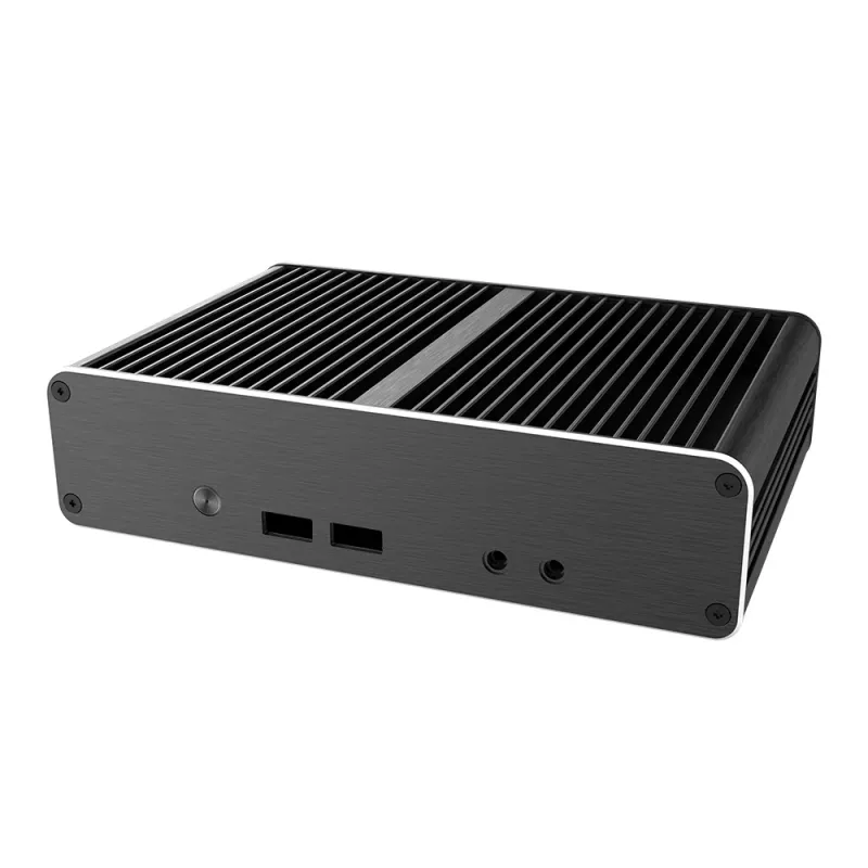 Akasa Newton CAC Fanless Case, Intel NUC 11th Gen Atlas Canyon (juoda)
